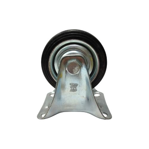 3 IN / TRIPLE-S Roda Mati Trolly Gepeng Plat 72 MM Karet Hitam