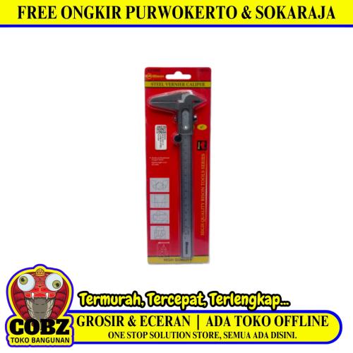 150 MM / BISON Penggaris Sigmat Zigmat l Alat Ukur Ketebalan Manual