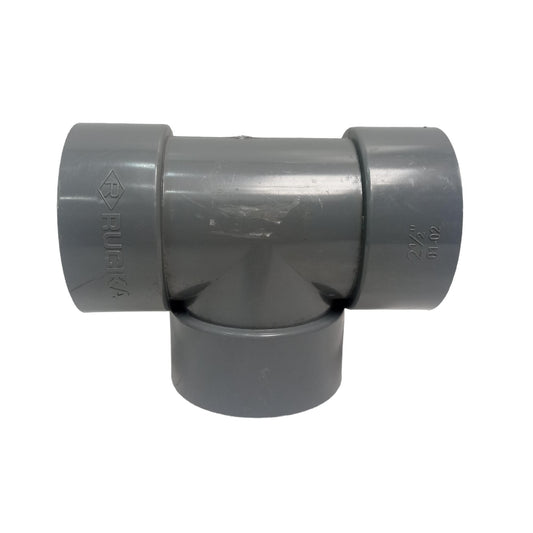 2 1/2 IN / RUCIKA D-DT Tee Sambungan Fitting Pipa PVC