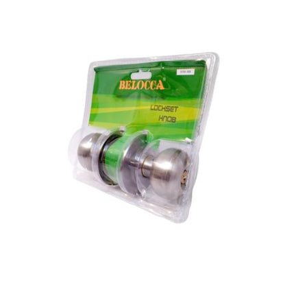 BELLOCA 5791 SS Kunci Handle Pintu Bulat Kamar Mandi Stainless Chrome Set