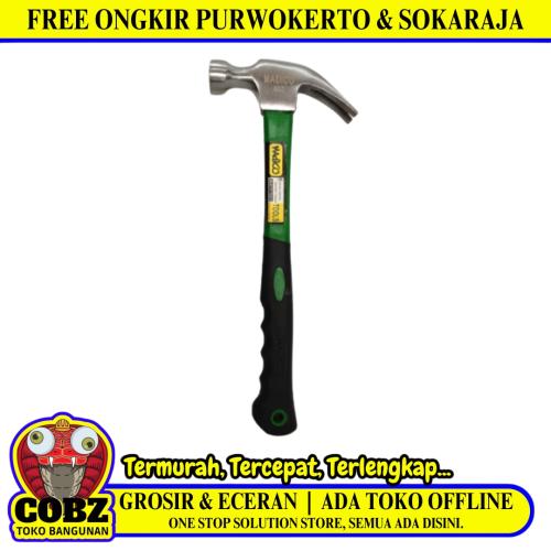 8 OZ / MADICO  Palu Martil Kambing Tanduk Congkel Paku Gagang Fiber