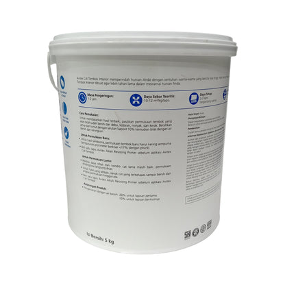 5 KG / AVITEX Cat Tembok Beton Plafon Wall Paint Galon