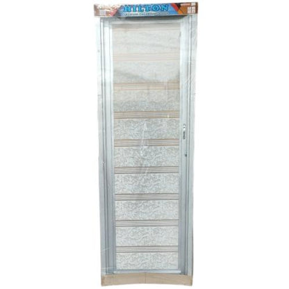 8 CM x 66 CM x 195 CM / HILTON HTPG 03 Pintu Kamar Mandi Galvalum Kiri Set