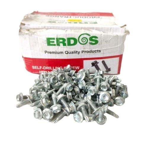 16 MM / TM Roofing Baut Sekrup Atap Baja Ringan Putih Biji