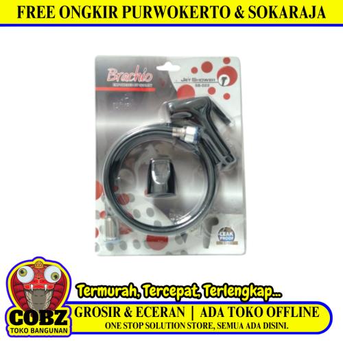 1/2 IN x 120 CM/BRACHIO SB 022 Jet Shower Cebok Toilet Plastik PVC Set