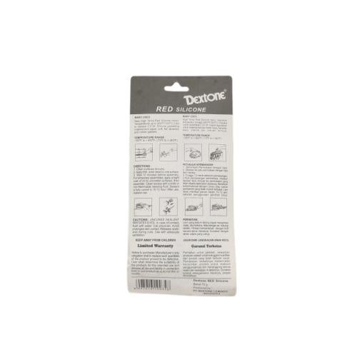 70 ML / DEXTONE RED SILICONE High Temp RTV Lem Kaca Sealant Tube