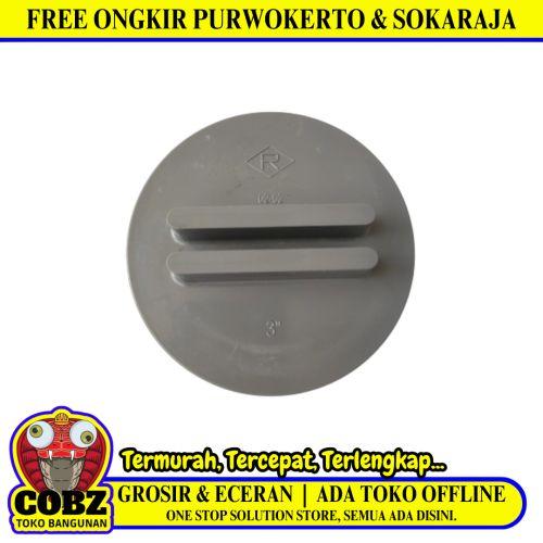 4 IN / RUCIKA D Clean Out Dop Drat Dalam Tutup Septic Tank PVC