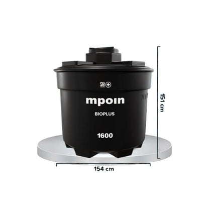 1600 L / M POIN + BIO PLUS B 1600 Septic Tank Sepiteng Tangki PVC Sand Granite Set
