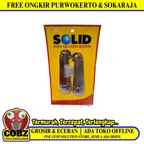 6 IN / SOLID Tangan Gareng Engsel Salon Penahan Jendela Stainless Set