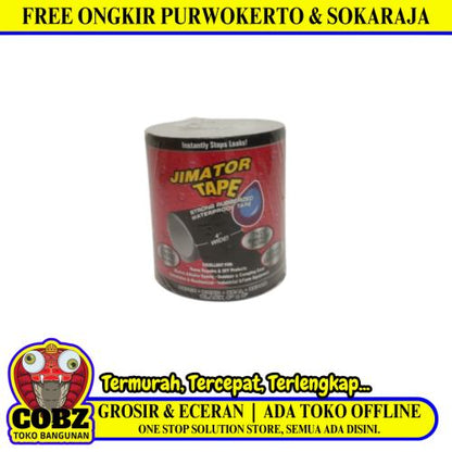 10 CM x 1.52 M / JIMATOR Lakban Ajaib Anti Bocor Waterproofing Black Roll