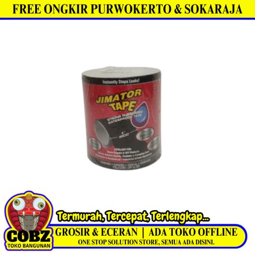 10 CM x 1.52 M / JIMATOR Lakban Ajaib Anti Bocor Waterproofing Black Roll