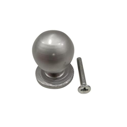 D 3 CM / COBZ Tarikan Pegangan Handle Laci Lemari Bulat Kayu Coklat