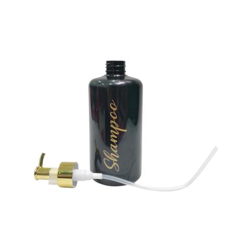 500 ML / SHAMPOO Dispenser Tempat Sabun Shampoo Cair Letak PVC Hitam