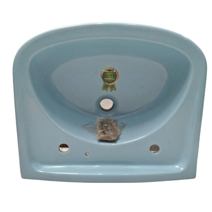 48 CM x 41 CM x 24 CM / DUTY Wastafel Cuci Tangan Besar Biru Keramik