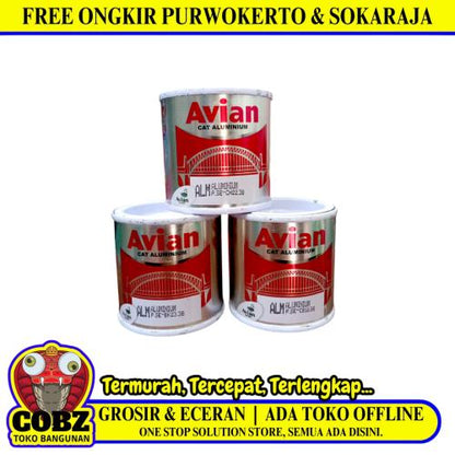 100 CC / AVIAN ALUMIINIUM Cat Kayu Besi Wood Metal Paint Kaleng