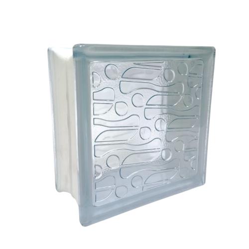 190 MM x 190 MM x 95 MM / MULIA PARANG Glassblock Rooster Blok Kaca Biji