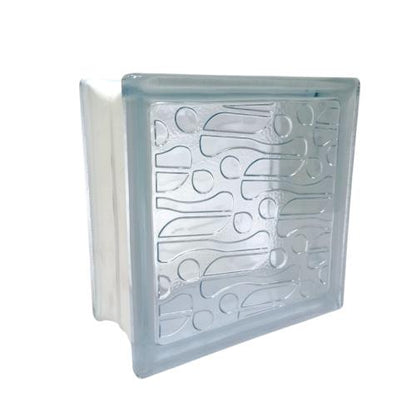 190 MM x 190 MM x 95 MM / MULIA PARANG Glassblock Rooster Blok Kaca Biji