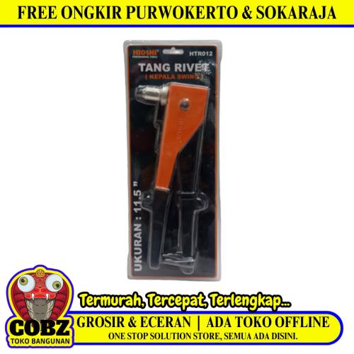 11.5 IN / HIOSHI HTR012 Tang Hand Riveter Tembakan Paku Keling Aluminium