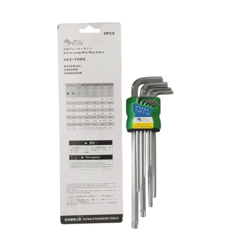 T 1.5 - T 10 / JOZU Kunci L Bintang Torx Key Panjang 9 Pcs Set