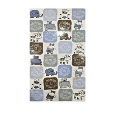 25 CM x 40 CM / KIA KIDDY Keramik Dinding Kamar Mandi Glossy Blue Dus