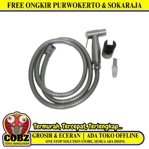 1/2 IN x 150 CM / COBZ 02 Jet Shower Cebok Toilet Stainless Set