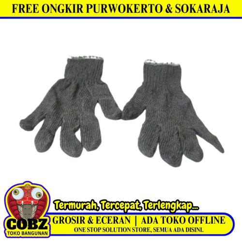 OK Sarung Tangan Benang Rajut Kain Tukang Kerja Proyek Sepasang