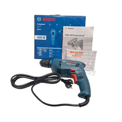 BOSCH GMB 400 Mesin Bor Tangan Impact Bolak Balik Kabel Set