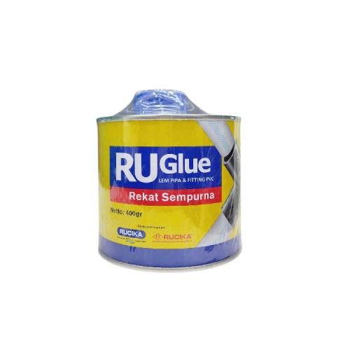 400 ML / RUGLUE Lem Pipa Paralon Fitting Plastik PVC Kaleng