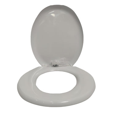 TECHPLAS Tutup Kloset Duduk Monoblok Seat Cover Standard PVC Putih Set