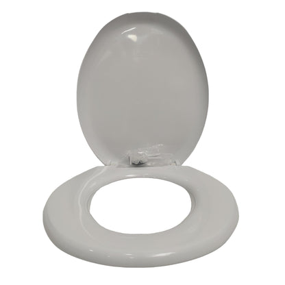 TECHPLAS Tutup Kloset Duduk Monoblok Seat Cover Standard PVC Putih Set