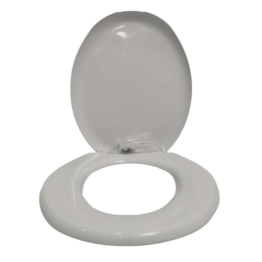 TECHPLAS Tutup Kloset Duduk Monoblok Seat Cover Standard PVC Putih Set