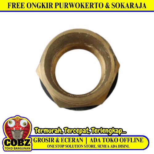 1 1/4 IN x 1 IN / TM Mur Torrent Ring Drat Tandon Tangki Air Kuningan