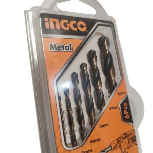 2 MM - 8 MM / INGCO Shank Twist Drill Bits Mata Bor Besi Kayu Plastik