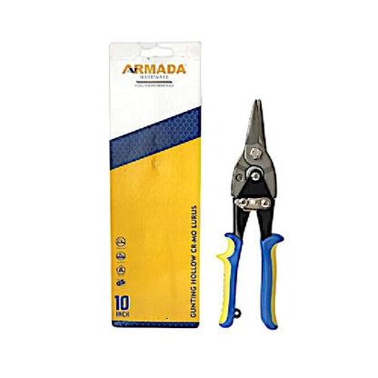 10 IN / ARMADA Gunting Hollow Baja Ringan Seng Aviation Snip Scissors