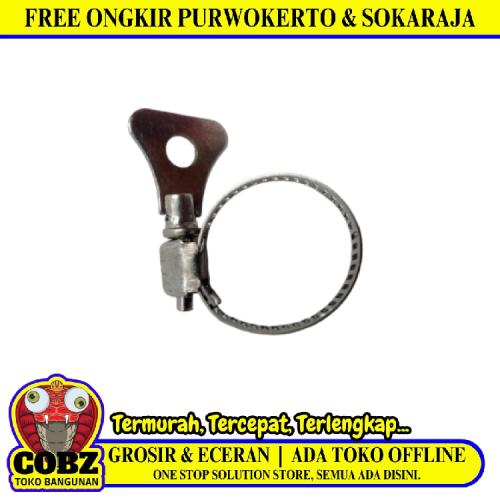 1 IN / TM Klem Selang Air Gas LPG Regulator Hose Clamp Stainless