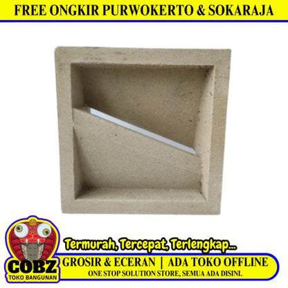 20 CM X 20 CM / NM 05 Rooster Lubang Angin Pasir Putih Jumlah Sisi Biji