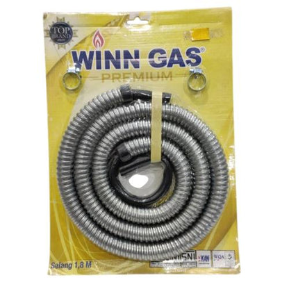 180 CM / WINN GAS Selang Regulator Gas LPG Kompor Dapur Standar Saja