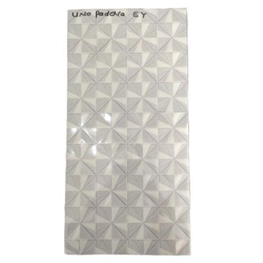 25 CM x 50 CM / UNO PADOVA Keramik Dinding Kamar Mandi Glossy Grey Dus