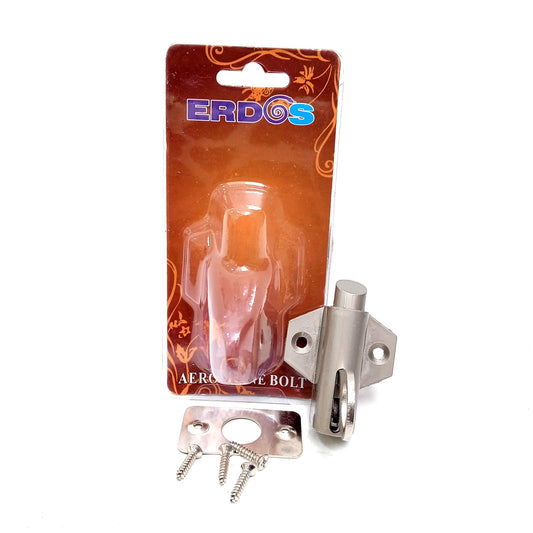 ERDOS Spring Knife Grendel Kodok Pengunci Jendela Besar SS Silver