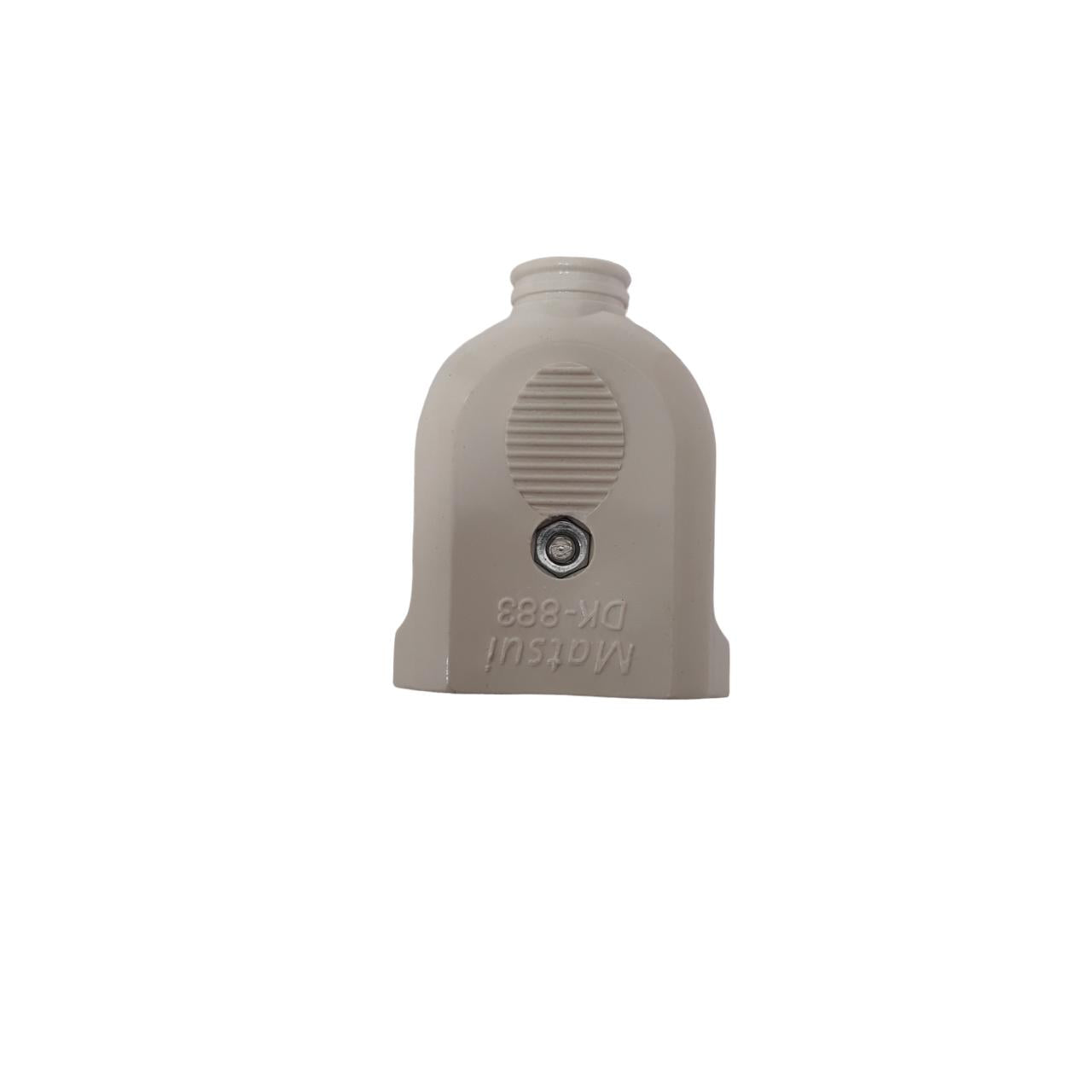 MATSUI Steker Jek Colokan Kabel Listrik Cewek Kontra Gepeng Putih