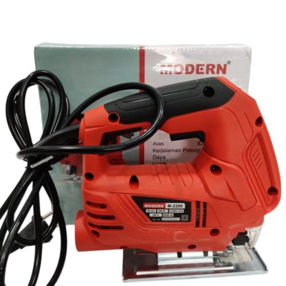 MODERN M 2200 L Mesin Gergaji Potong Triplek Jigsaw Kabel Set