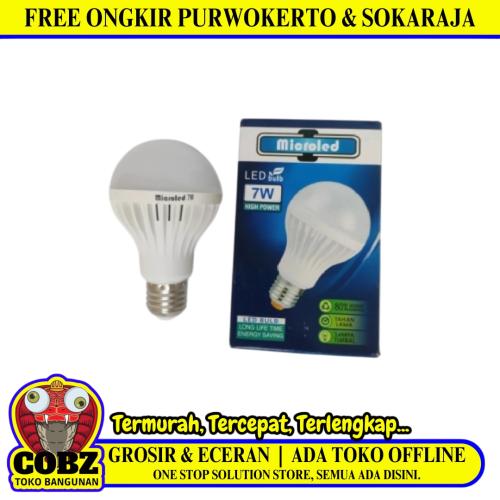 7 WATT / MICROLED LED Lampu Bohlam Bulb Moto Putih