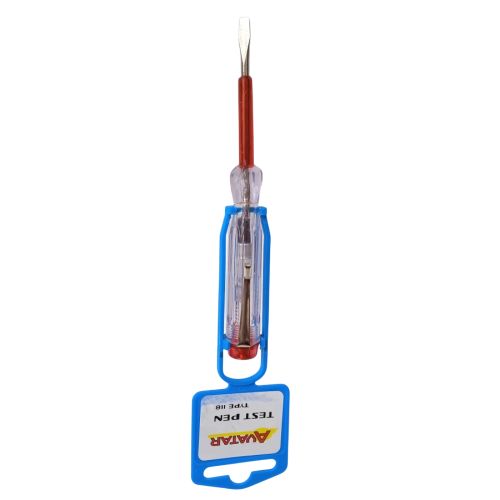 6 IN / AVATAR 118 Obeng Tespen AC Listrik Lampu Cahaya Plus Minus