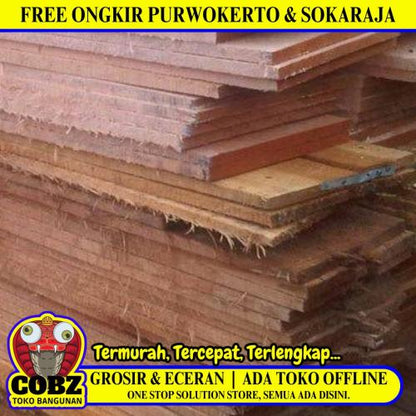 3 CM x 18 CM x 3 M / TM Blabak Papan Kayu Ambalan Randu Cor Batang