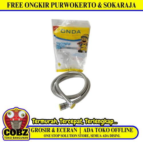 1/2 IN X 150 CM / ONDASelang Jet Shower Cebok Mandi Hose Stainless