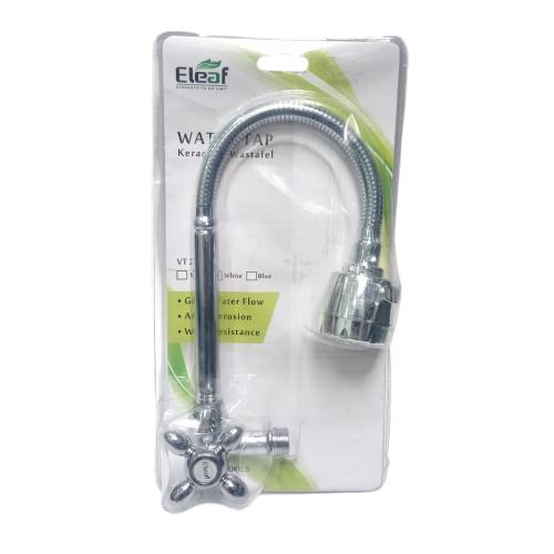 1/2 IN / ELEAF Kran Angsa Fleksibel Sink BCP Tembok Stainless