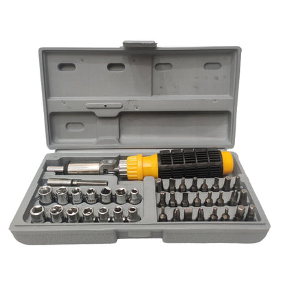 4 MM - 9 MM / HDT Mata Kunci Sok Shock Socket Wrench 41 Pcs Set