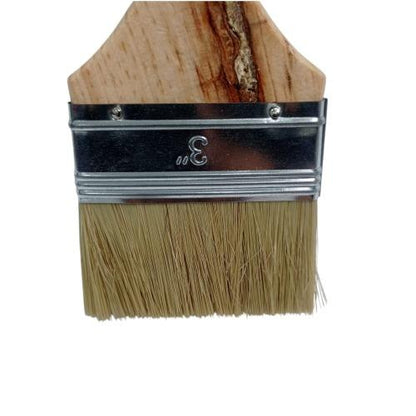 3 IN / WANLY Kuas Cat Tembok Kayu Besi Air Acrylic Paint Brush