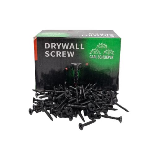 #6 X 1IN / CARL SCHLIEPER Sekrup Gypsum Screw Plafon Board GRC Hitam Dus