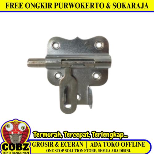 2 IN / SKT Grendel Overpal Kunci Slot Tempat Gembok Per Pcs